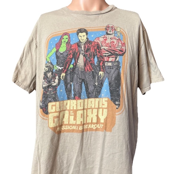 Marvel Walt Disney World Guardians Of The Galaxy Mission: Breakout Shirt Sz XL - Picture 1 of 9